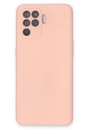 Mey İthalat®   Reno 5 Lite Kılıf Nano içi Kadife Silikon - Pudra