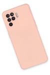 Mey İthalat®   Reno 5 Lite Kılıf Nano içi Kadife Silikon - Pudra