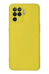 Mey İthalat®   Reno 5 Lite Kılıf Nano içi Kadife Silikon - Sarı