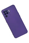 Mey İthalat®   Reno 5 Lite Kılıf Nano içi Kadife Silikon - Mor