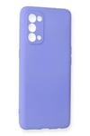 Mey İthalat®   Reno 5 Pro Kılıf First Silikon - Lila