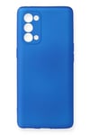 Mey İthalat®   Reno 5 Pro Kılıf First Silikon - Mavi