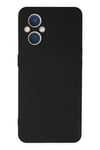 Mey İthalat®   Reno 7 Lite Kılıf Nano içi Kadife Silikon - Siyah