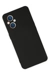 Mey İthalat®   Reno 7 Lite Kılıf Nano içi Kadife Silikon - Siyah