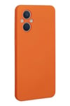 Mey İthalat®   Reno 7 Lite Kılıf Nano içi Kadife Silikon - Turuncu