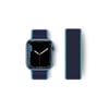 Mey İthalat®   Watch 38mm Hasırlı Cırtcırtlı Kordon - Mavi-Lacivert