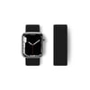 Mey İthalat®   Watch 38mm Hasırlı Cırtcırtlı Kordon - Siyah