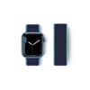 Mey İthalat®   Watch 38mm Hasırlı Cırtcırtlı Kordon - Mavi-Lacivert
