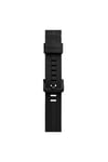 Mey İthalat®   Watch 38mm KR408 Çizgili Silikon Kordon - Siyah
