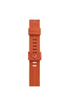 Mey İthalat®   Watch 38mm KR408 Çizgili Silikon Kordon - Turuncu