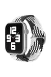 Mey İthalat®   Watch 38mm Star Kordon - Siyah-Beyaz