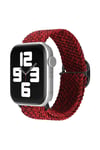 Mey İthalat®   Watch 38mm Star Kordon - Siyah-Bordo