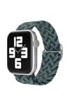 Mey İthalat®   Watch 38mm Star Kordon - Zigzag Mavi-Yeşil