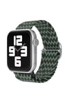 Mey İthalat®   Watch 38mm Star Kordon - Zigzag Yeşil-Siyah