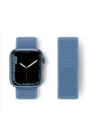 Mey İthalat®   Watch 42mm Hasırlı Cırtcırtlı Kordon - Mavi