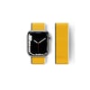 Mey İthalat®   Watch 42mm Hasırlı Cırtcırtlı Kordon - Sarı