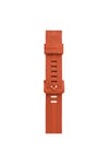 Mey İthalat®   Watch 42mm KR408 Çizgili Silikon Kordon - Turuncu