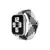 Mey İthalat®   Watch 42mm Star Kordon - Siyah-Beyaz