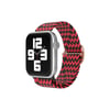 Mey İthalat®   Watch 42mm Star Kordon - Zigzag Kırmızı-Siyah