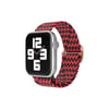 Mey İthalat®   Watch 42mm Star Kordon - Zigzag Kırmızı-Siyah