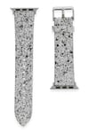 Mey İthalat®   Watch 42mm Starry Taşlı Kordon - Gümüş