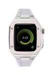 Mey İthalat®   Watch 44mm Metal Petek Kasalı Kordon - Gümüş
