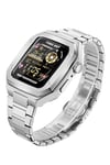 Mey İthalat®   Watch 45mm Metal Petek Kasalı Kordon - Gümüş