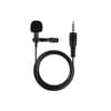 Mey İthalat®  3.5mm Jak 1.5 Metre Double Mikrofon - Siyah