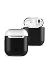 Mey İthalat®  Airpods 2 (2.nesil) 3in1 Kılıf - Siyah-Beyaz