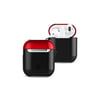 Mey İthalat®  Airpods 2 (2.nesil) 3in1 Kılıf - Siyah-Kırmızı
