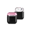 Mey İthalat®  Airpods 2 (2.nesil) 3in1 Kılıf - Siyah-Pembe