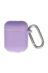 Mey İthalat®  Airpods 2 (2.nesil) Hang Kılıf - Lila