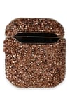 Mey İthalat®  Airpods 2 (2.nesil) Mira Taşlı Kılıf - Rose Gold