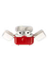 Mey İthalat®  Airpods 3 (3.nesil) Basmalı Kılıf - Kırmızı-Beyaz