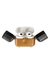 Mey İthalat®  Airpods 3 (3.nesil) Basmalı Kılıf - Kahverengi-Siyah