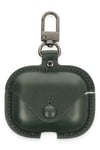 Mey İthalat®  Airpods 3 (3.nesil) Çanta Deri Kılıf - Haki Yeşil