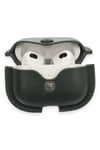 Mey İthalat®  Airpods 3 (3.nesil) Çanta Deri Kılıf - Haki Yeşil
