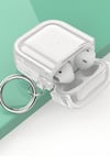 Mey İthalat®  Airpods 4 (4.nesil) Shiny Şeffaf Kılıf - Siyah