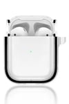 Mey İthalat®  Airpods 4 (4.nesil) Shiny Şeffaf Kılıf - Siyah