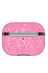 Mey İthalat®  Airpods Pro 2 (2.nesil) Bright Simli Airpods Kapak - Pembe