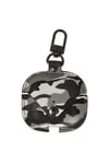 Mey İthalat®  Airpods Pro 2 (2.nesil) Çanta Kamuflaj Deri Kılıf - Gri