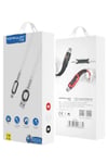 Mey İthalat®  DC24 Micro USB Kablo 1.2M 4A - Siyah