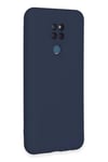 Mey İthalat®  General Mobile GM 20 Kılıf Nano içi Kadife Silikon - Lacivert