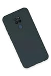 Mey İthalat®  General Mobile GM 20 Kılıf Nano içi Kadife Silikon - Koyu Yeşil