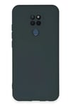 Mey İthalat®  General Mobile GM 20 Kılıf Nano içi Kadife Silikon - Koyu Yeşil