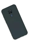 Mey İthalat®  General Mobile GM 20 Kılıf Nano içi Kadife Silikon - Koyu Yeşil