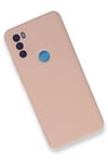 Mey İthalat®  General Mobile GM 21 Plus Kılıf Nano içi Kadife Silikon - Pudra