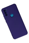 Mey İthalat®  General Mobile GM 21 Plus Kılıf Nano içi Kadife Silikon - Mor