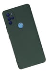 Mey İthalat®  General Mobile GM 21 Pro Kılıf Nano içi Kadife Silikon - Koyu Yeşil