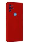 Mey İthalat®  General Mobile GM 21 Pro Kılıf Nano içi Kadife Silikon - Kırmızı